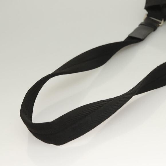 PRADA Shoulder Bag Nylon Black Silver - Picture 7 of 12